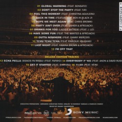 Pitbull ‎– Global Warming Delüks CD + 4  Bonus Şarkı