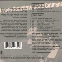 John Coltrane - A Love Supreme Deluxe Digipak 2 CD