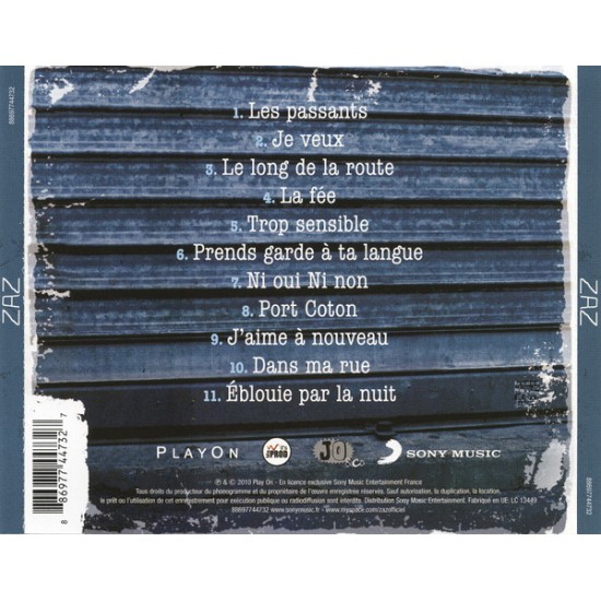ZAZ - ZAZ (Je Veux) (İlk Albüm) CD