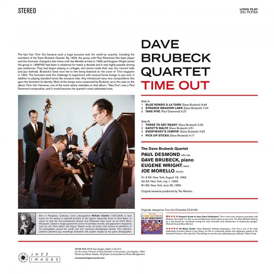 The Dave Brubeck Quartet ‎– Time Out Plak LP 