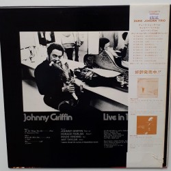 Johnny Griffin ‎– Live In Tokyo Japon Baskı Caz Plak LP * İKİNCİ EL *