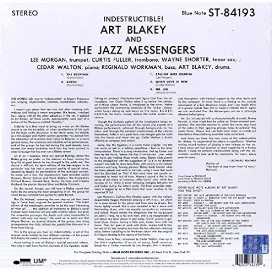 Art Blakey - Indestructible! Plak LP