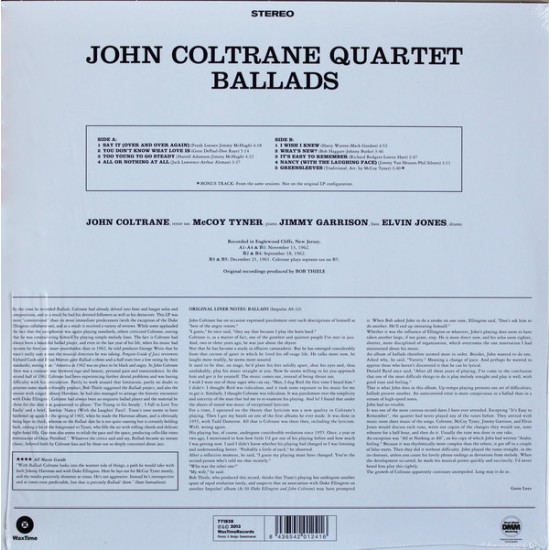 John Coltrane Quartet – Ballads Plak LP