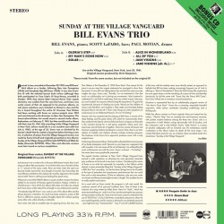 Bill Evans Trio - Sunday At The Village Vanguard Plak  LP + Bonus CD
