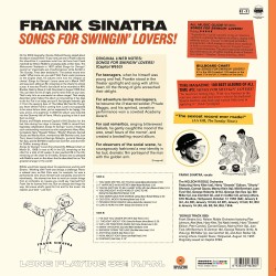 Frank Sinatra ‎– Songs For Swingin' Lovers (Turuncu Renkli) Caz Plak LP