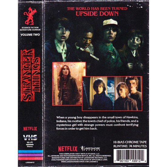 Stranger Things: Vol. 2 - Film Müziği Kaset