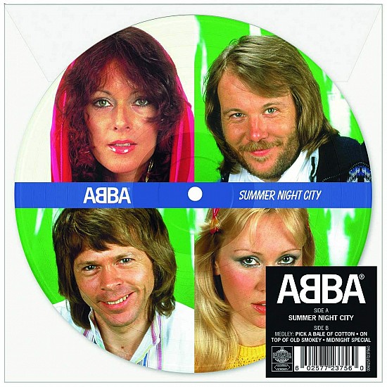 ABBA - Summer Night City 45lik Resimli Plak