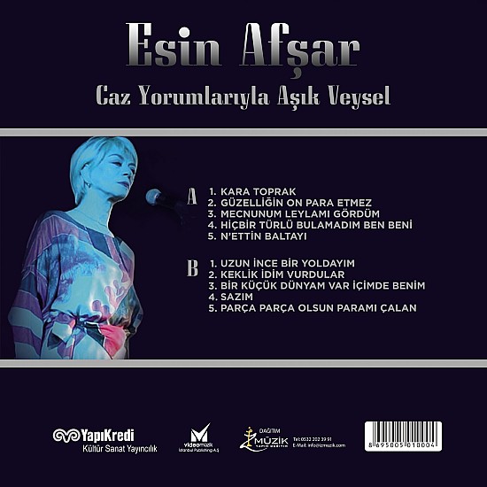 Esin Afşar - Caz Yorumlarıyla Aşık Veysel Plak LP