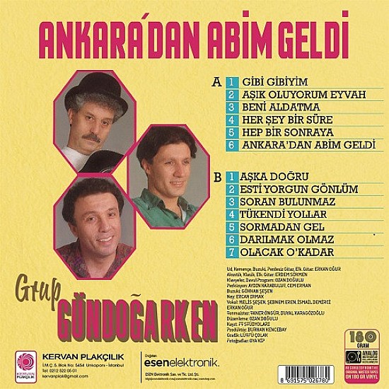 Grup Gündoğarken - Ankara'dan Abim Geldi Plak LP