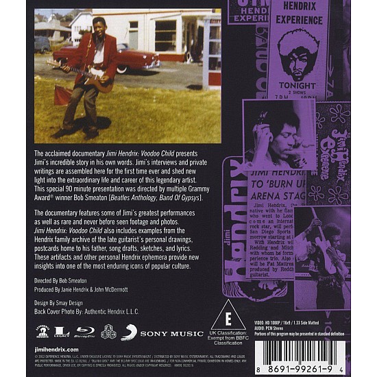 Jimi Hendrix - West Coast Seattle Boy: Jimi Hendrix : Voodoo Child Blu-ray Disk