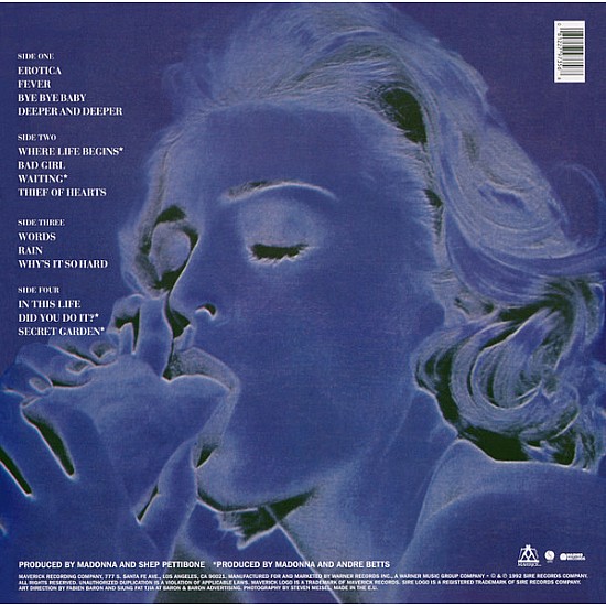 Madonna - Erotica Plak 2 LP