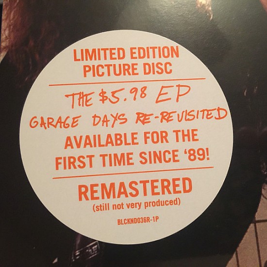 Metallica - The $5.98 E.P. - Garage Days Re-Revisited (Limited Edition Picture Disc) Plak EP