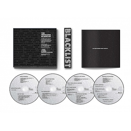 Metallica (Çeşitli Sanatçılar) - The Metallica Blacklist 4 CD