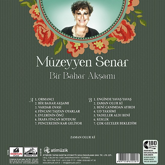 Müzeyyen Senar - Bir Bahar Akşamı Plak LP