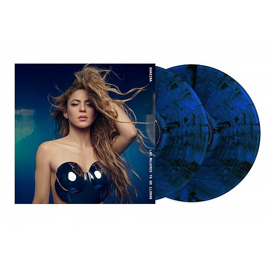 Shakira - Las Mujeres Ya No Lloran (Sapphire Edition, Mavi Renkli) Plak 2 LP