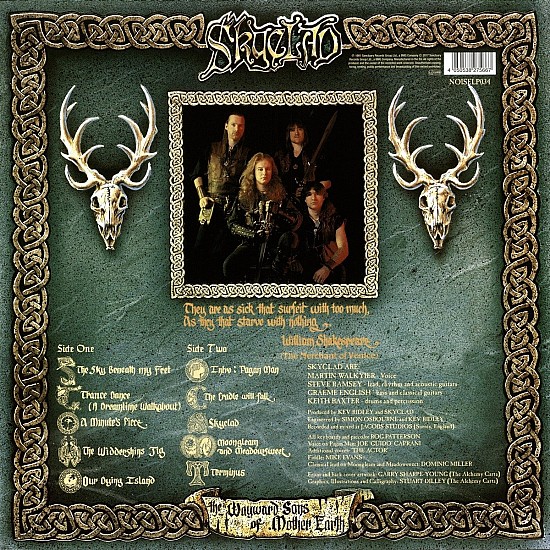 Skyclad - The Wayward Sons Of Mother Earth (Mavi Renk) Plak LP