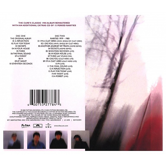 The Cure ‎- Seventeen Seconds (Deluxe Edition) 2 CD