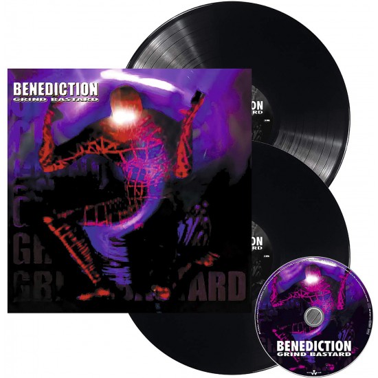 Benediction ‎– Grind Bastard Plak 2 LP