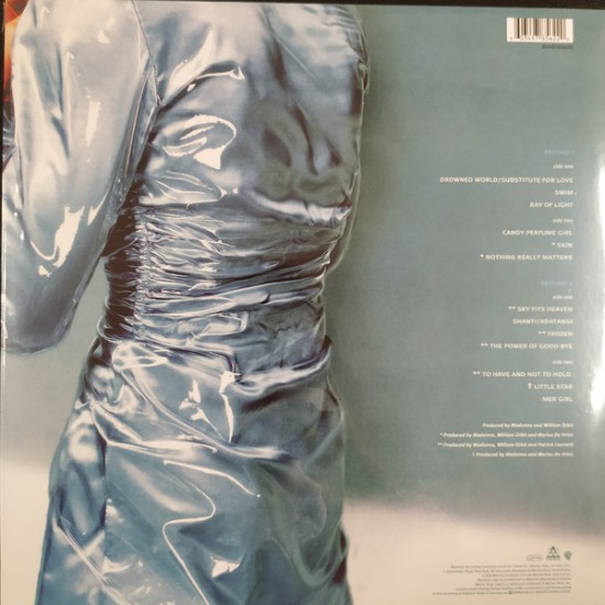 Madonna - Ray of Light (Transparan - Clear) Plak 2 LP