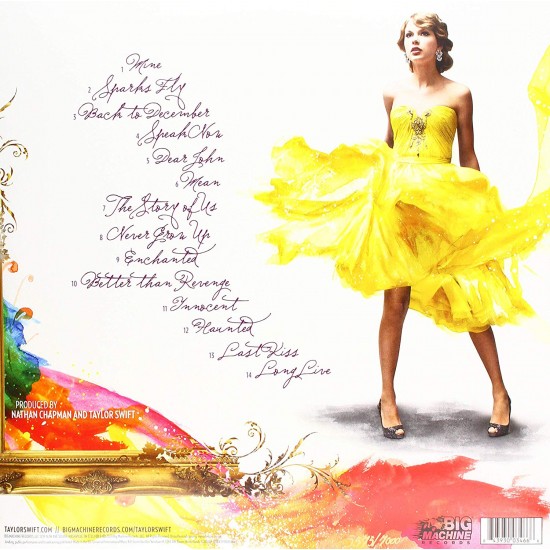 Taylor Swift ‎– Speak Now (Duman Renkli) Plak 2 LP