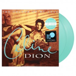 Celine Dion ‎– The Colour Of My Love Turkuaz Renkli Plak 2 LP