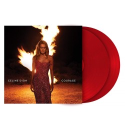 Celine Dion ‎– Courage (Kırmızı Renkli) Plak 2 LP