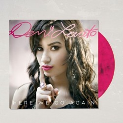 Demi Lovato ‎– Here We Go Again  (Pembe- Siyah Renkli) Plak LP  * ÖZEL BASIM *