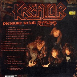 Kreator ‎– Pleasure To Kill Plak 2 LP