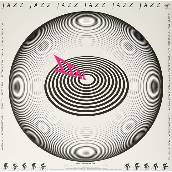 Queen ‎– Jazz Pembe Renkli Plak LP