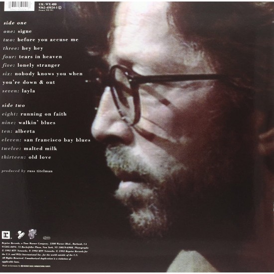 Eric Clapton - Unplugged Plak LP