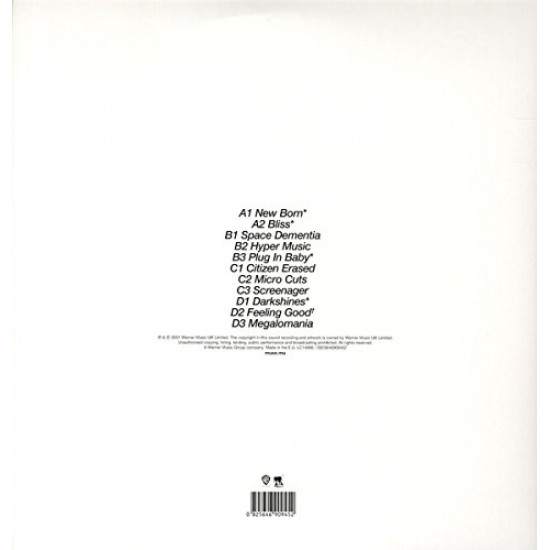 Muse - Origin Of Symmetry Plak 2 LP
