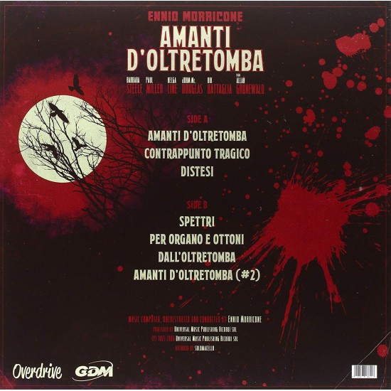 Amanti D'Oltretomba Soundtrack (Kırmızı Renkli) Plak LP