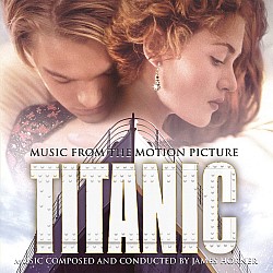 James Horner - Titanic Soundtrack (Silver & Black Marbled) Plak 2 LP