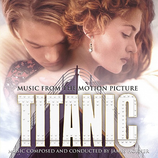 James Horner - Titanic Soundtrack (Silver & Black Marbled) Plak 2 LP