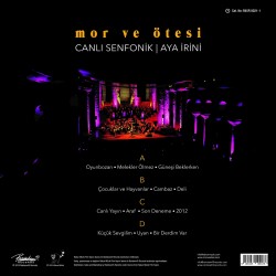 Mor Ve Ötesi ‎– Canlı Senfonik / Aya İrini Konser Plak 2 LP