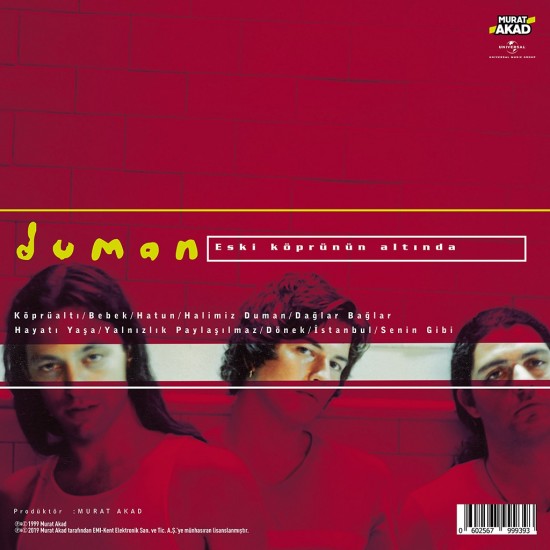 Duman - Eski Köprünün Altında (Mor Renkli) Plak LP