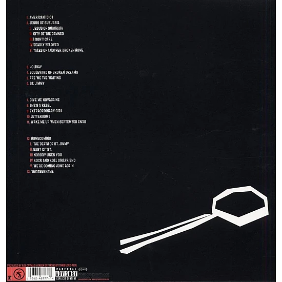 Green Day - American Idiot Plak 2 LP