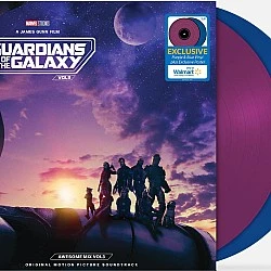 Guardians of the Galaxy Vol. 3 (Awesome Mix Vol3)  (Purple& Blue) Exclusive Soundtrack Plak 2 LP