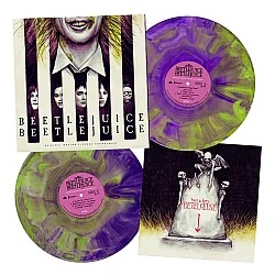 Beetlejuice Beetlejuice - (Lime Green & Purple Hand Poured) Soundtrack Plak 2 LP