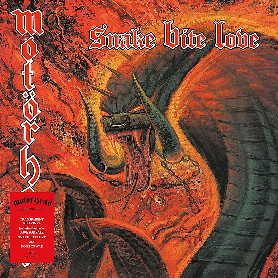 Motörhead - Snake Bite Love (Translucent Red) Plak LP
