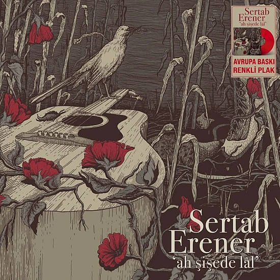 Sertab Erener ‎- Ah Şişede Lâ'l (Kırmızı Renkli)  Plak LP