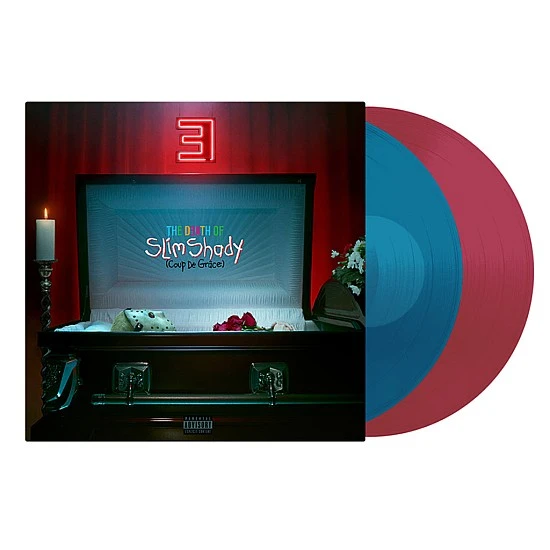 Eminem - The Death Of Slim Shady (Coup De Grace) (Red and Blue Vinyl) Plak 2 LP