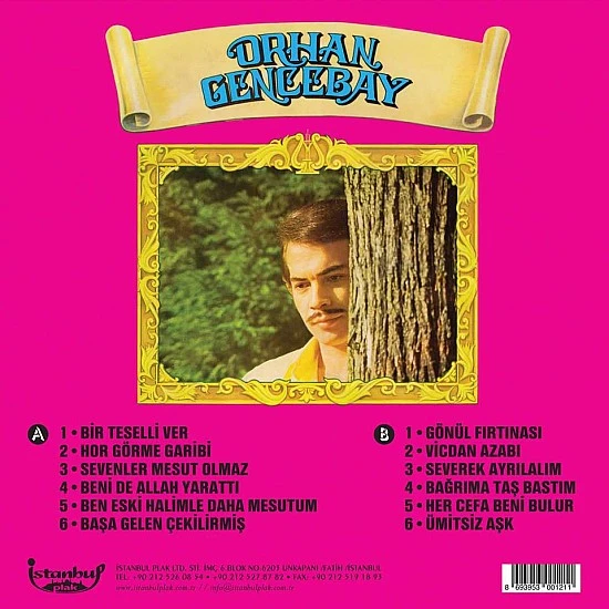 Orhan Gencebay - Bir Teselli Ver Plak LP