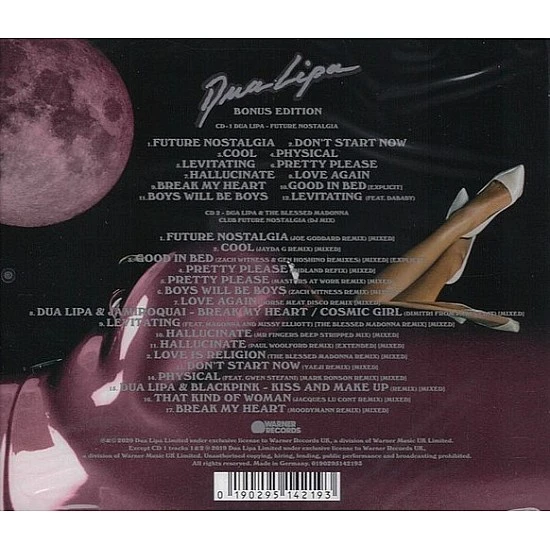 Dua Lipa - Future Nostalgia + Club Future Nostalgia Deluxe 2 CD