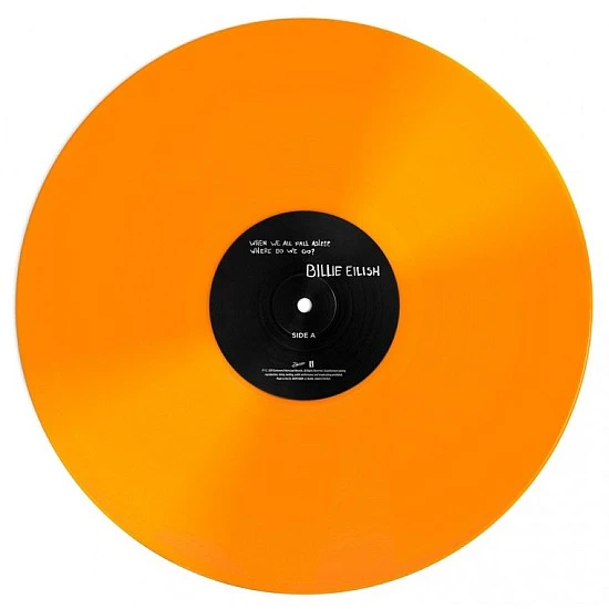 Billie Eilish - When We All Fall Asleep, Where Do We Go? (Turuncu Renkli) Plak LP