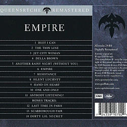 Queensryche - Empire (Remastered) CD +3 Bonus Şarkı