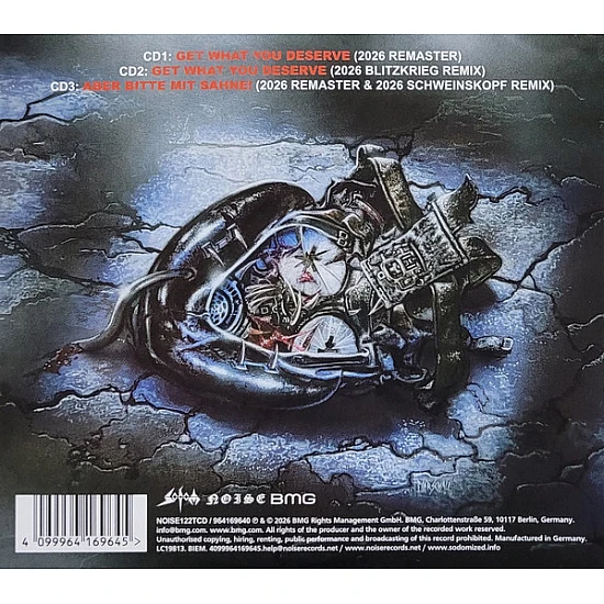 Sodom - Get What You Deserve 3 CD