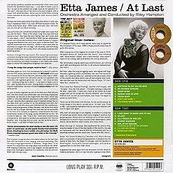 Etta James ‎– At Last! Plak LP