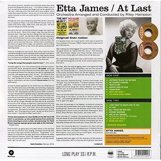 Etta James ‎– At Last! Plak LP