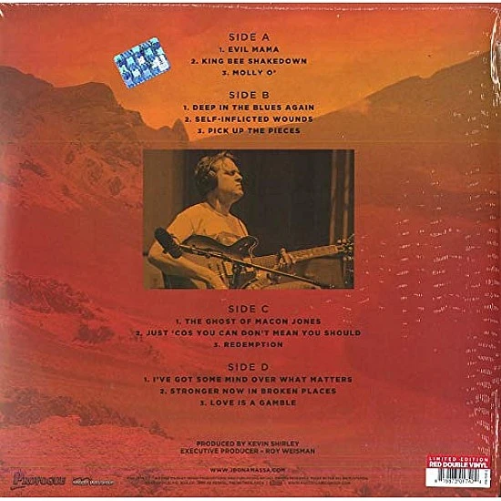 Joe Bonamassa ‎– Redemption (Kırmızı Renkli) Plak 2 LP